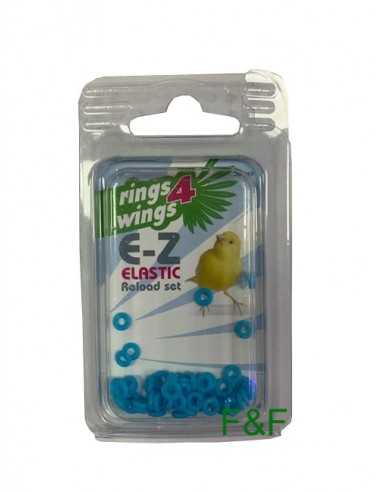 Anello elastico 3mm blu Rings4Wings