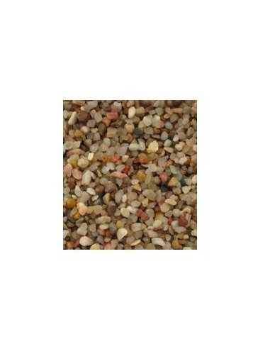 Siliceous gravel for aquarium funds.