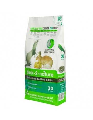 Cama de papel higiênico Back2Nature 30l