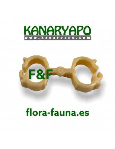 Pulseira de perna dupla torcida Kanaryapo N 6