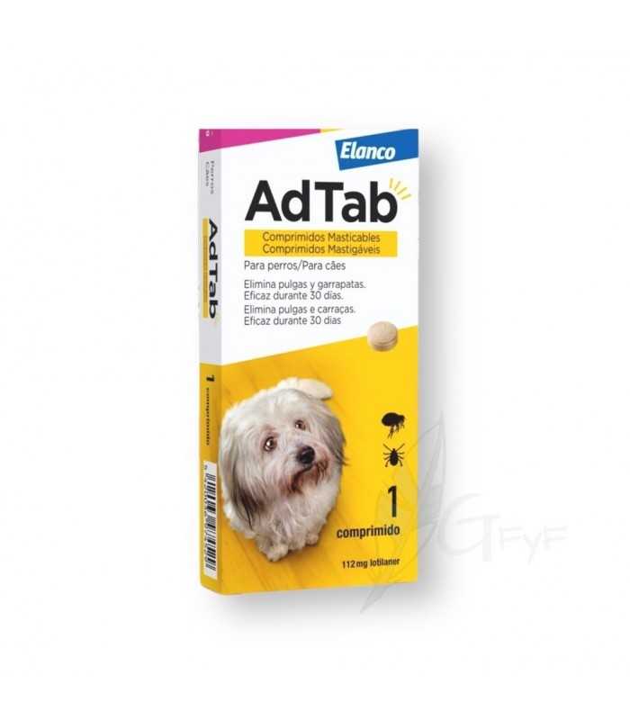 Ad Tab Antiparasitário para cães de 2,50 a 5,50 kg