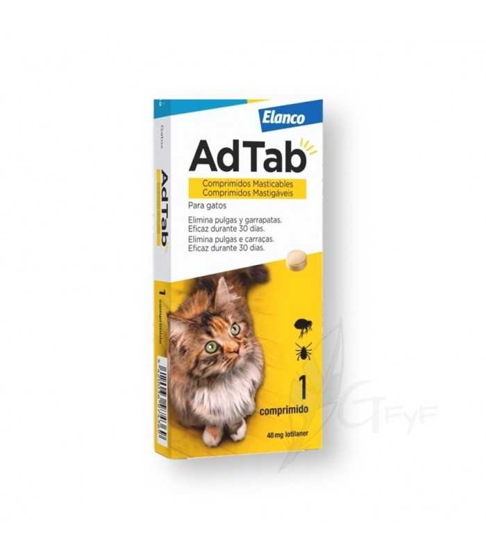 Ad Tab Antiparasitário Gatos de 2 a 8 kg