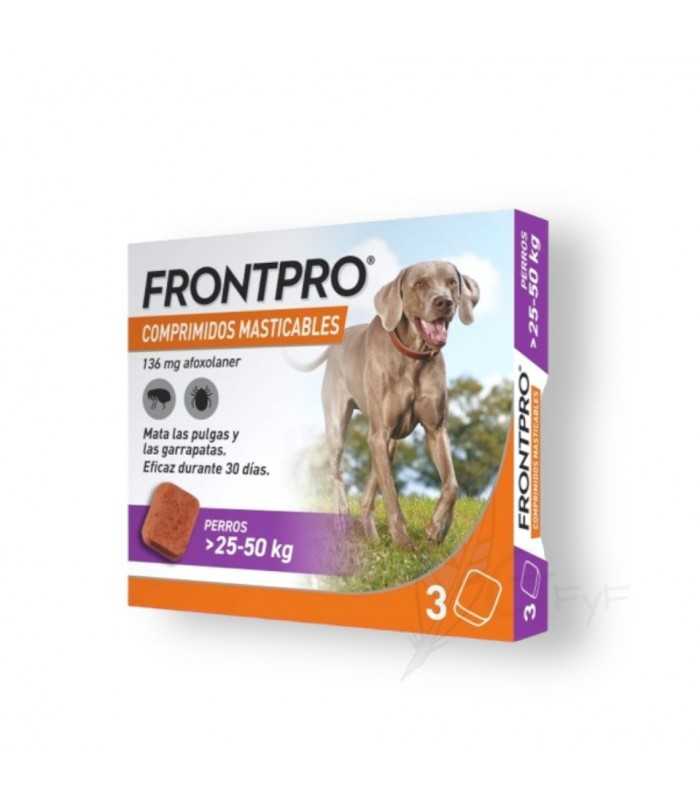 Frontpro antiparassitario per cani da 25 a 50 kg (COMPRESSE MASTICABILI)