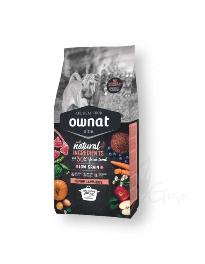 OWNAT ULTRA Meium Lamb & Rice (Super premio)