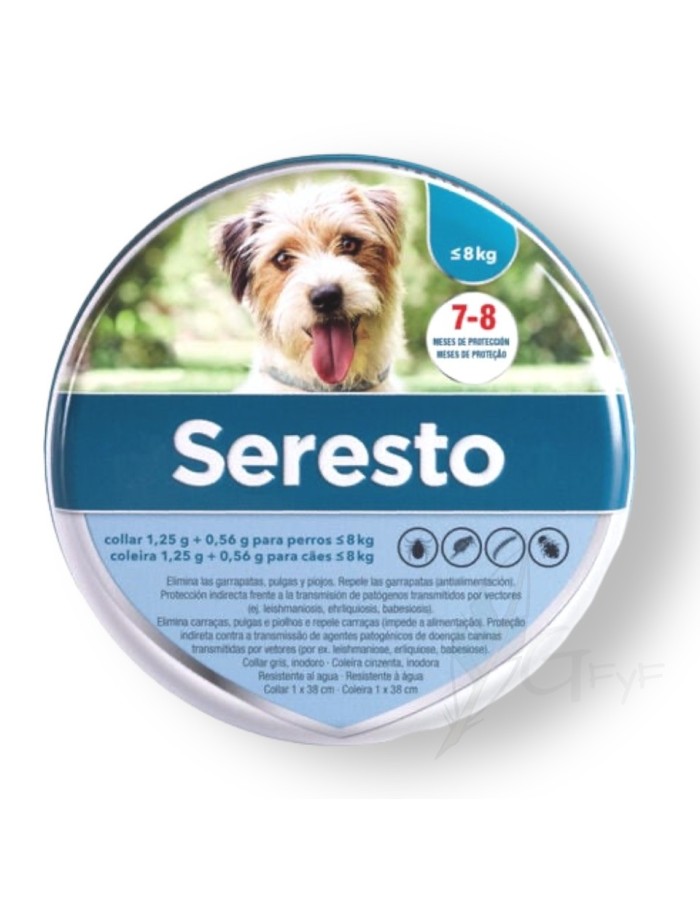 SERESTO COLLARE ANTIPARASSITARIO INFERIORE A 8KG Elanco