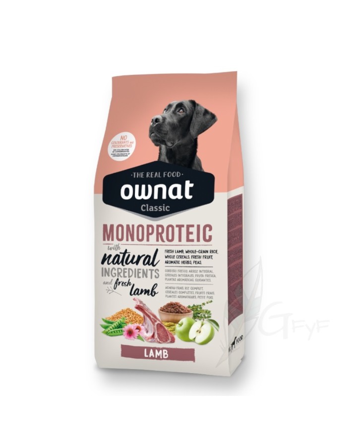 Agnello monoproteico Ownat