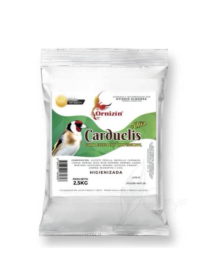 Goldfinch Mix Carduelis + Chia 2,5Kg Ornizin